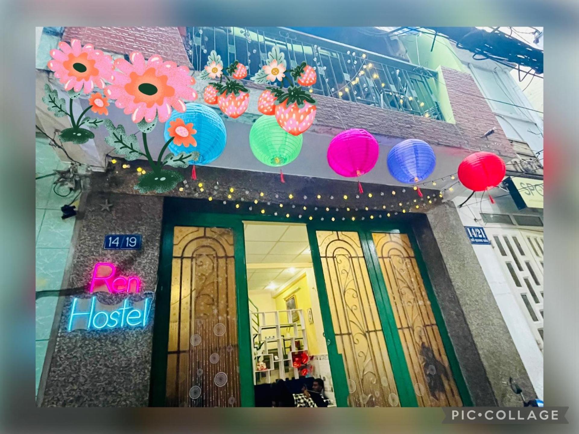 花ren Hostel Ho Či Minovo Město Exteriér fotografie