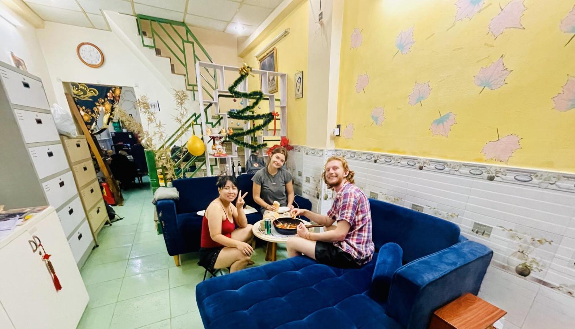 花ren Hostel Ho Či Minovo Město Exteriér fotografie